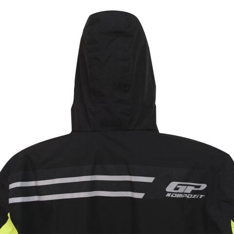 GP Kompozit YGM02 Motosiklet Alt Üst Takım Yağmurluk Siyah