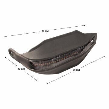 GP Kompozit Honda XL750L Transalp 2023-2024 Uyumlu Led Sinyalli Elcik Koruma Siyah