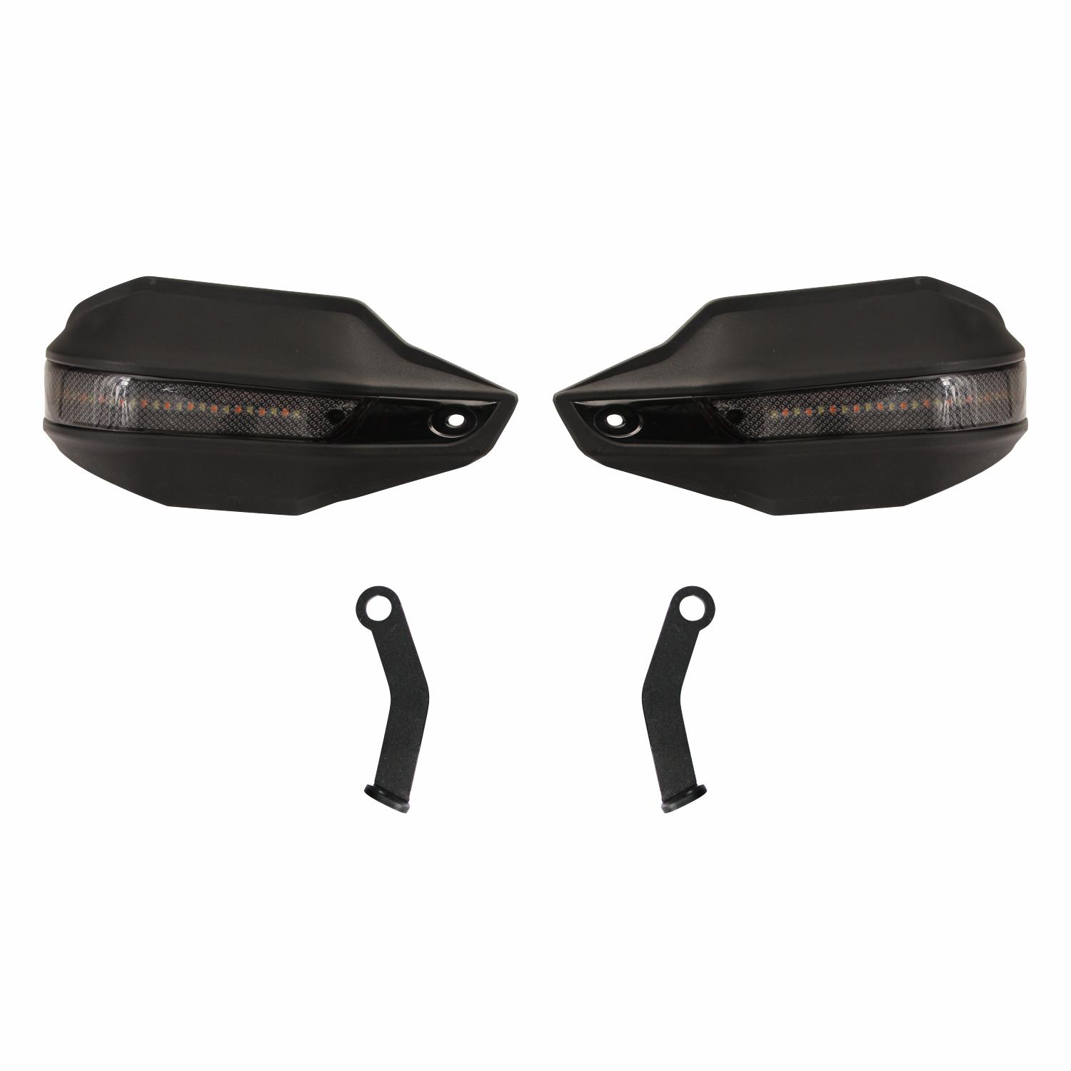 GP Kompozit CF Moto 700 CL-X 2022-2026 Uyumlu Led Sinyalli Elcik Koruma SiyaH