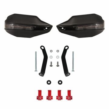 GP Kompozit CF Moto 700 CL-X 2022-2024 Uyumlu Led Sinyalli Elcik Koruma Siyah