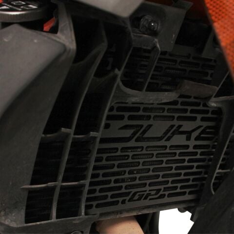 GP Kompozit KTM Duke 250 / 390 2017-2023 Uyumlu Radyatör Koruma Siyah