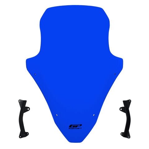 GP Kompozit Honda PCX 125 / 150 2021-2024 Uyumlu Ön Cam Mavi
