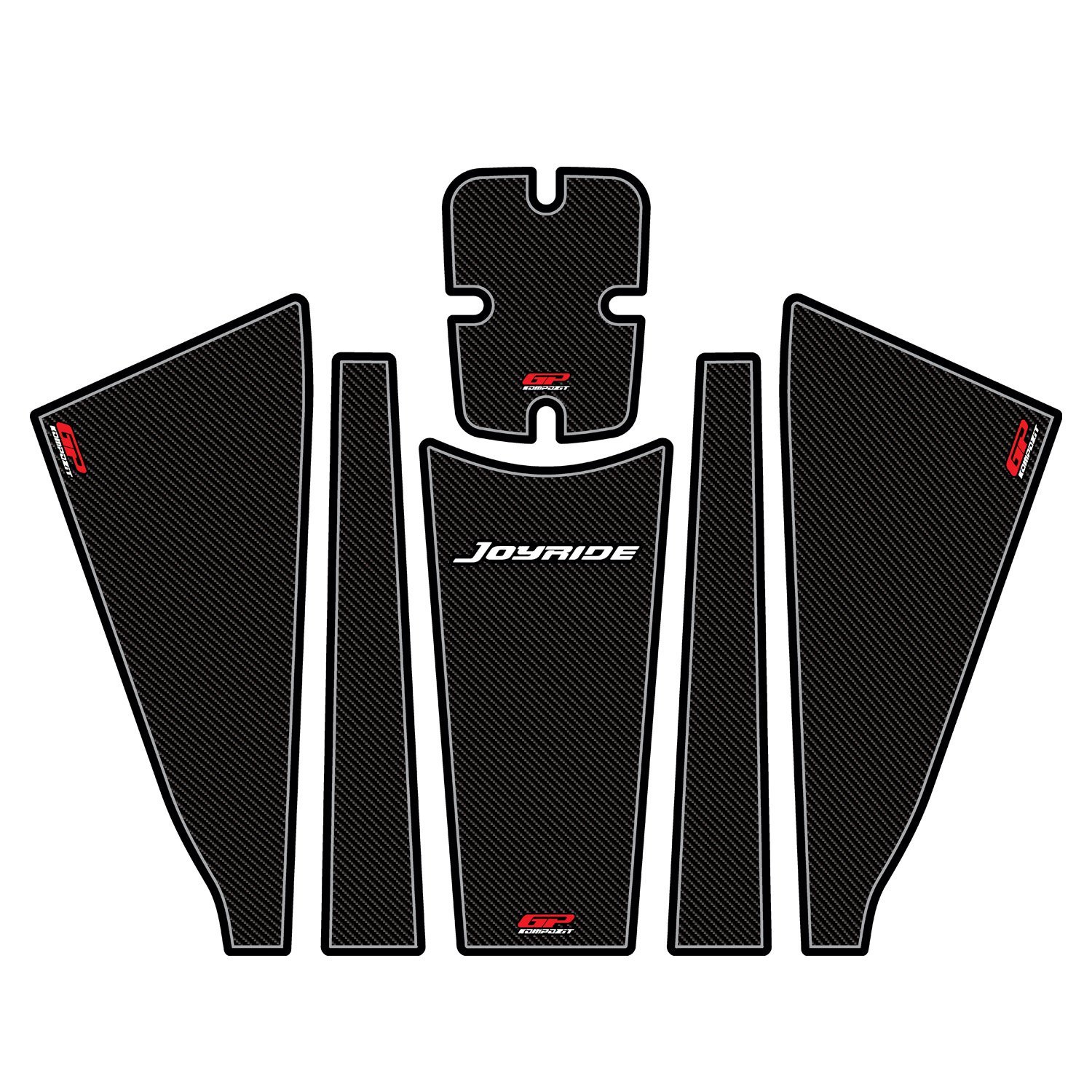 GP Kompozit SYM Joyride 300 2023-2025 Uyumlu Tank Pad Karbon