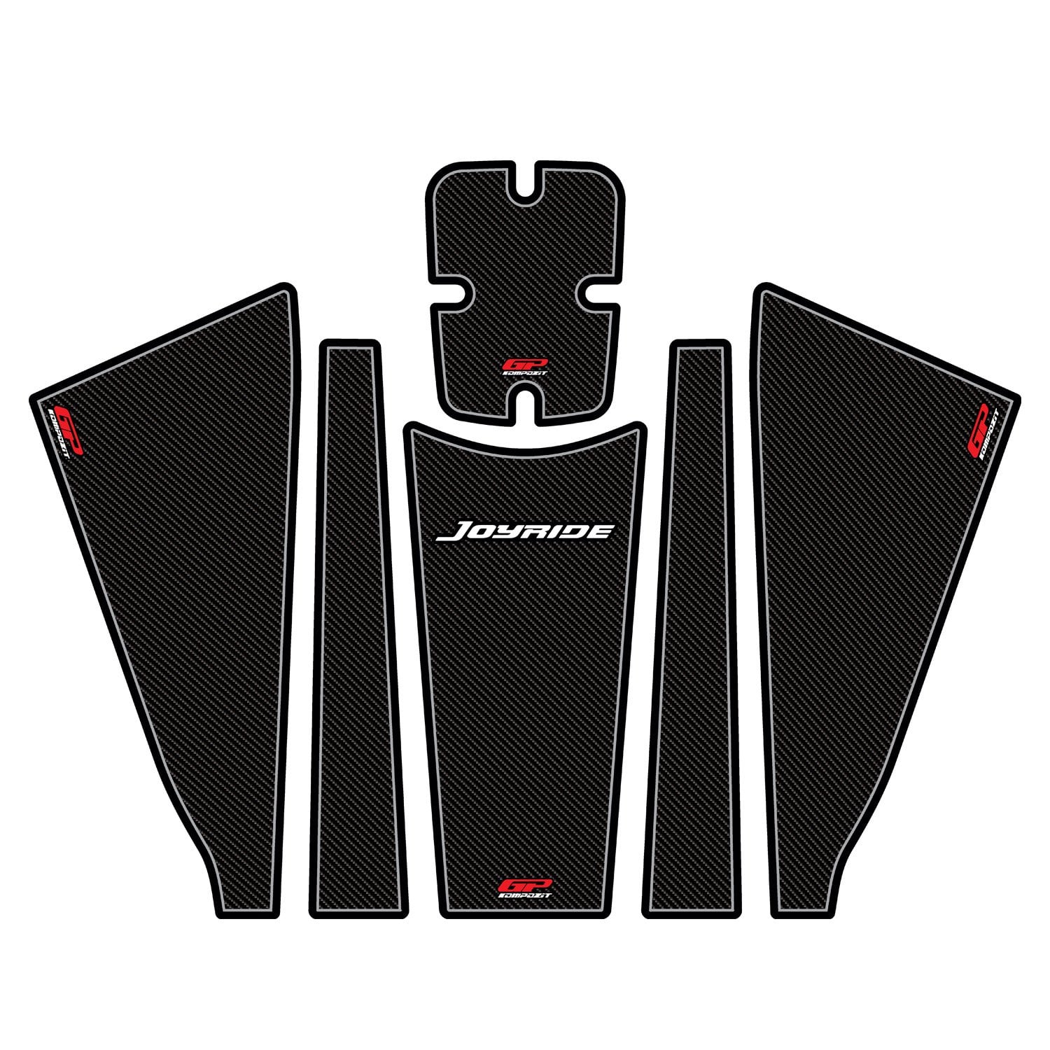 GP Kompozit SYM Joyride 300 2023-2025 Uyumlu Tank Pad Karbon