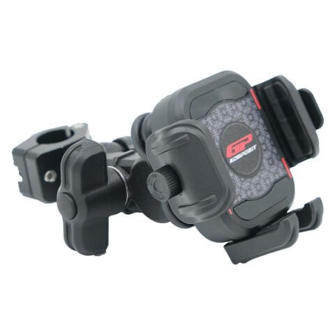 GP Kompozit TTR16 Universal Ayna Kolu Bağlantılı Titreşim Modüllü Telefon Tutucu Siyah