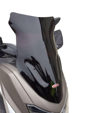 GP Kompozit Yamaha NMAX 125 / 155 2015-2020 Uyumlu Spor Ön Cam Füme