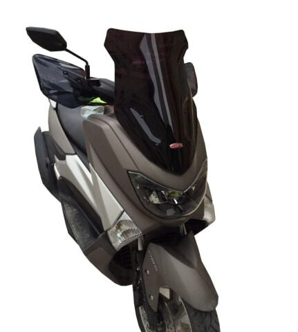GP Kompozit Yamaha NMAX 125 / 155 2015-2020 Uyumlu Spor Ön Cam Füme