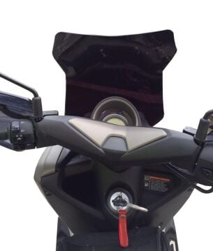 GP Kompozit Yamaha NMAX 125 / 155 2015-2020 Uyumlu Spor Ön Cam Füme