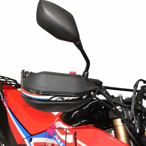 GP Kompozit Honda CRF250 Rally 2023-2025 Uyumlu Plastik Elcik Koruma Siyah