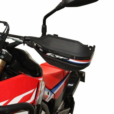GP Kompozit Honda CRF250 Rally 2023-2025 Uyumlu Plastik Elcik Koruma Siyah