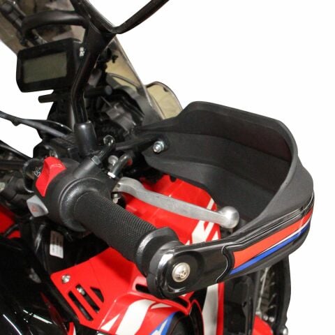 GP Kompozit Honda CRF250 Rally 2023-2025 Uyumlu Plastik Elcik Koruma Siyah