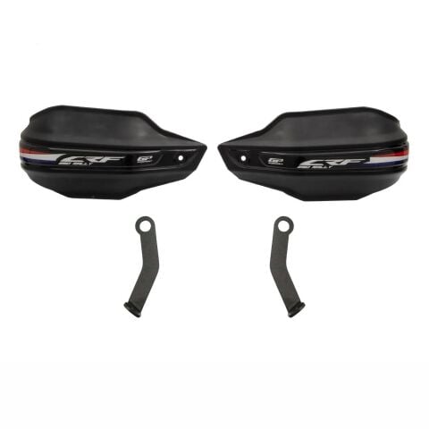 GP Kompozit Honda CRF250 Rally 2023-2025 Uyumlu Plastik Elcik Koruma Siyah