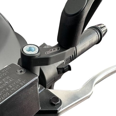 GP Kompozit SYM Jet 14 Evo Plus 2025 Uyumlu Ayna Genişletme Siyah