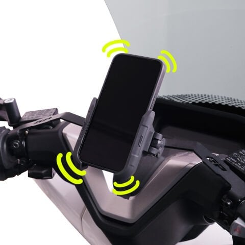 GP Kompozit TTR04 Universal Titreşim Modüllü Telefon Tutucu Siyah - Kırmızı
