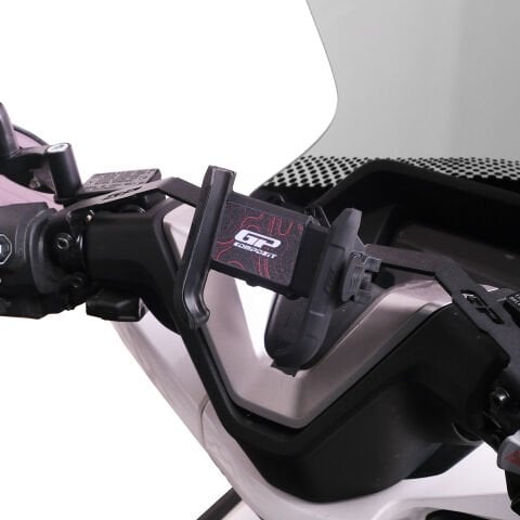 GP Kompozit TTR04 Universal Titreşim Modüllü Telefon Tutucu Siyah - Kırmızı