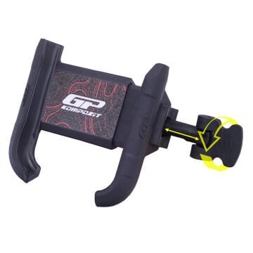 GP Kompozit TTR04 Universal Titreşim Modüllü Telefon Tutucu Siyah - Kırmızı