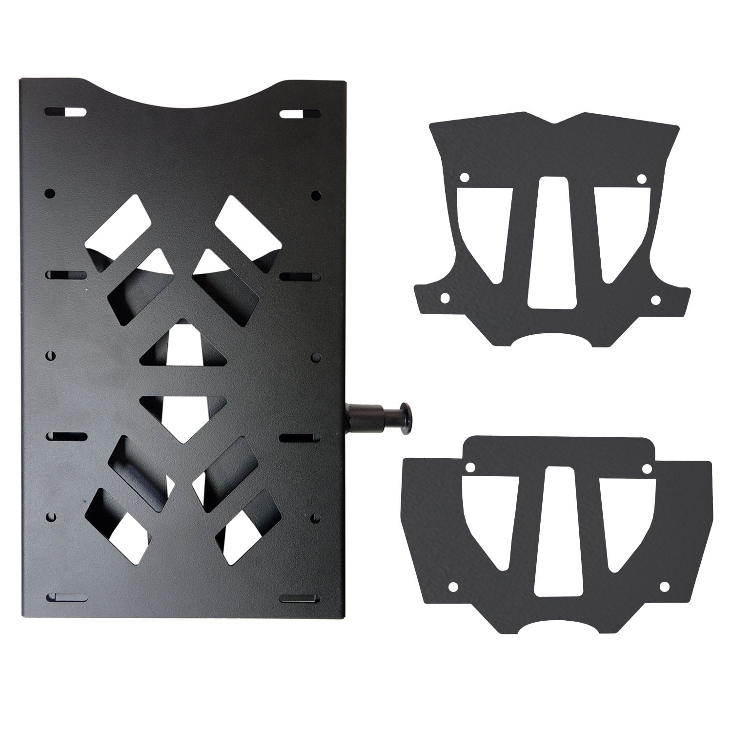 GP Kompozit Yamaha NMAX 125 / 155 2021-2026 Uyumlu Pratik Tak-Çıkar Kızaklı Arka Çanta Demiri Siyah