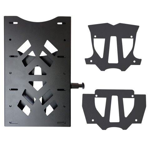 GP Kompozit Yamaha NMAX 125 / 155 2021-2025 Uyumlu Pratik Tak-Çıkar Kızaklı Arka Çanta Demiri Siyah