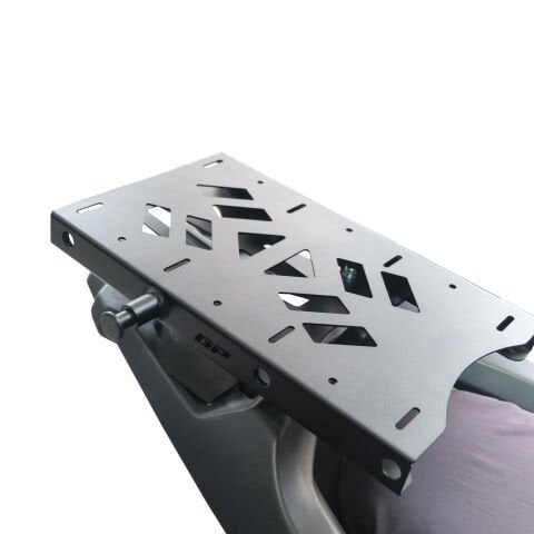 GP Kompozit Yamaha NMAX 125 / 155 2021-2026 Uyumlu Pratik Tak-Çıkar Kızaklı Arka Çanta Demiri Siyah