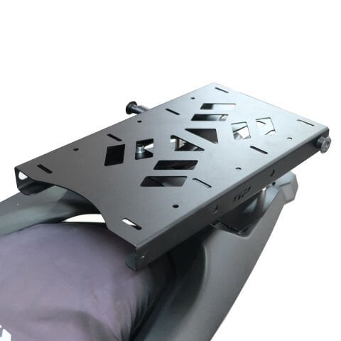 GP Kompozit Yamaha NMAX 125 / 155 2021-2026 Uyumlu Pratik Tak-Çıkar Kızaklı Arka Çanta Demiri Siyah