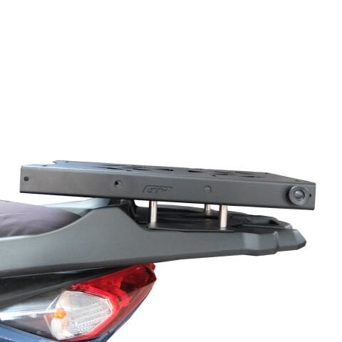 GP Kompozit Yamaha NMAX 125 / 155 2021-2025 Uyumlu Pratik Tak-Çıkar Kızaklı Arka Çanta Demiri Siyah