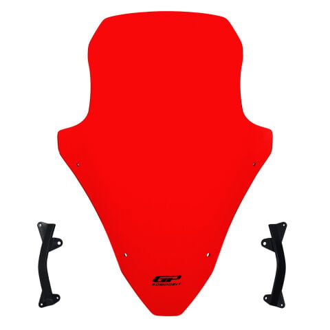 GP Kompozit Honda PCX 125 / 150 2021-2024 Uyumlu Ön Cam Kırmızı