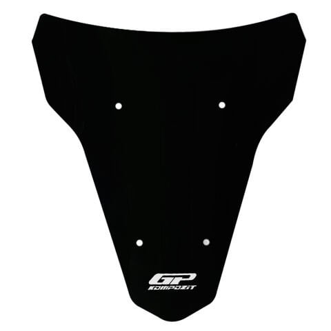 GP Kompozit Yamaha MT-07 Tracer 2020-2024 Uyumlu Kısa Ön Cam Siyah