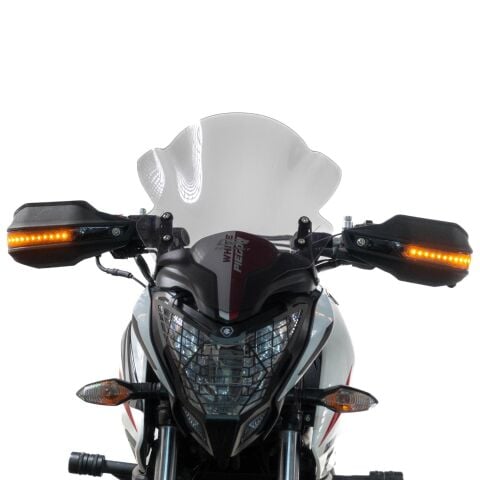 GP Kompozit Yamaha MT-25 2015-2025 Uyumlu Led Sinyalli Elcik Koruma Siyah
