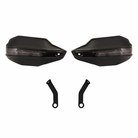 GP Kompozit CF Moto 250 CL-X 2022-2026 Uyumlu Led Sinyalli Elcik Koruma Siyah
