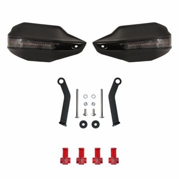 GP Kompozit Bajaj Pulsar NS 200 2014-2024 Uyumlu Led Sinyalli Elcik Koruma Siyah
