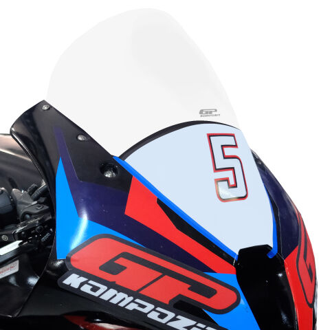 GP Kompozit BMW M 1000 RR 2022-2026 Y.Grenajı Uyumlu Ön Cam Şeffaf