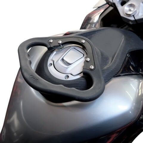 GP Kompozit CF Moto 450 SR 2023-2024 Uyumlu Depo Üstü Artçı Tutamak Siyah