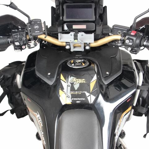 GP Kompozit Honda Africa Twin CRF1100L L2/ L4 2020-2024 Uyumlu Depo Üstü Rüzgar Kesici Siyah
