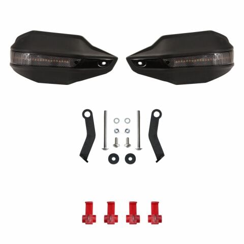 GP Kompozit Honda NC 700 X-S / NC 750 X-S 2012-2023 Uyumlu Led Sinyalli Elcik Koruma Siyah
