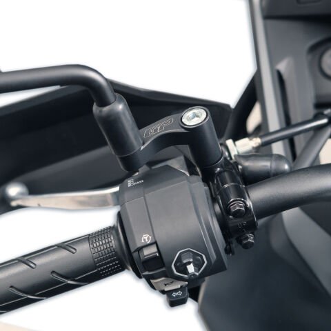 GP Kompozit Honda NX 500 2025 Uyumlu Ayna Genişletme Siyah