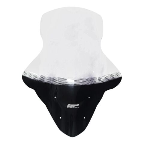 GP Kompozit Yamaha NMAX 125 / 155 2015-2020 Uyumlu Baskılı Elcikli Ön Cam Şeffaf