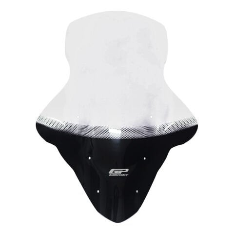 GP Kompozit Yamaha NMAX 125 / 155 2015-2020 Uyumlu Baskılı Elcikli Ön Cam Şeffaf