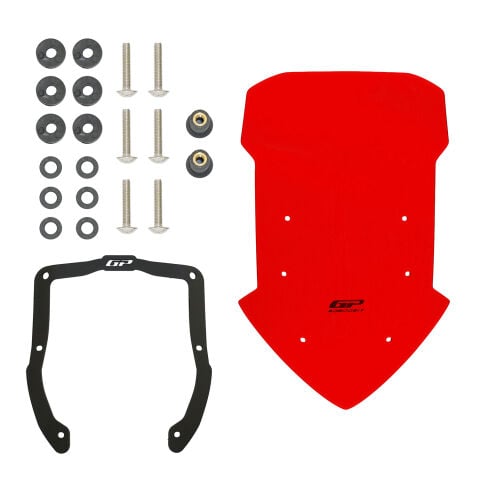 GP Kompozit Honda NC 750 X 2021-2024 Uyumlu Tur Camı Kırmızı