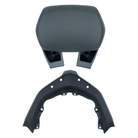 GP Kompozit Yamaha XMAX 250 2024-2025 Uyumlu Dikişli Sissy Bar Siyah