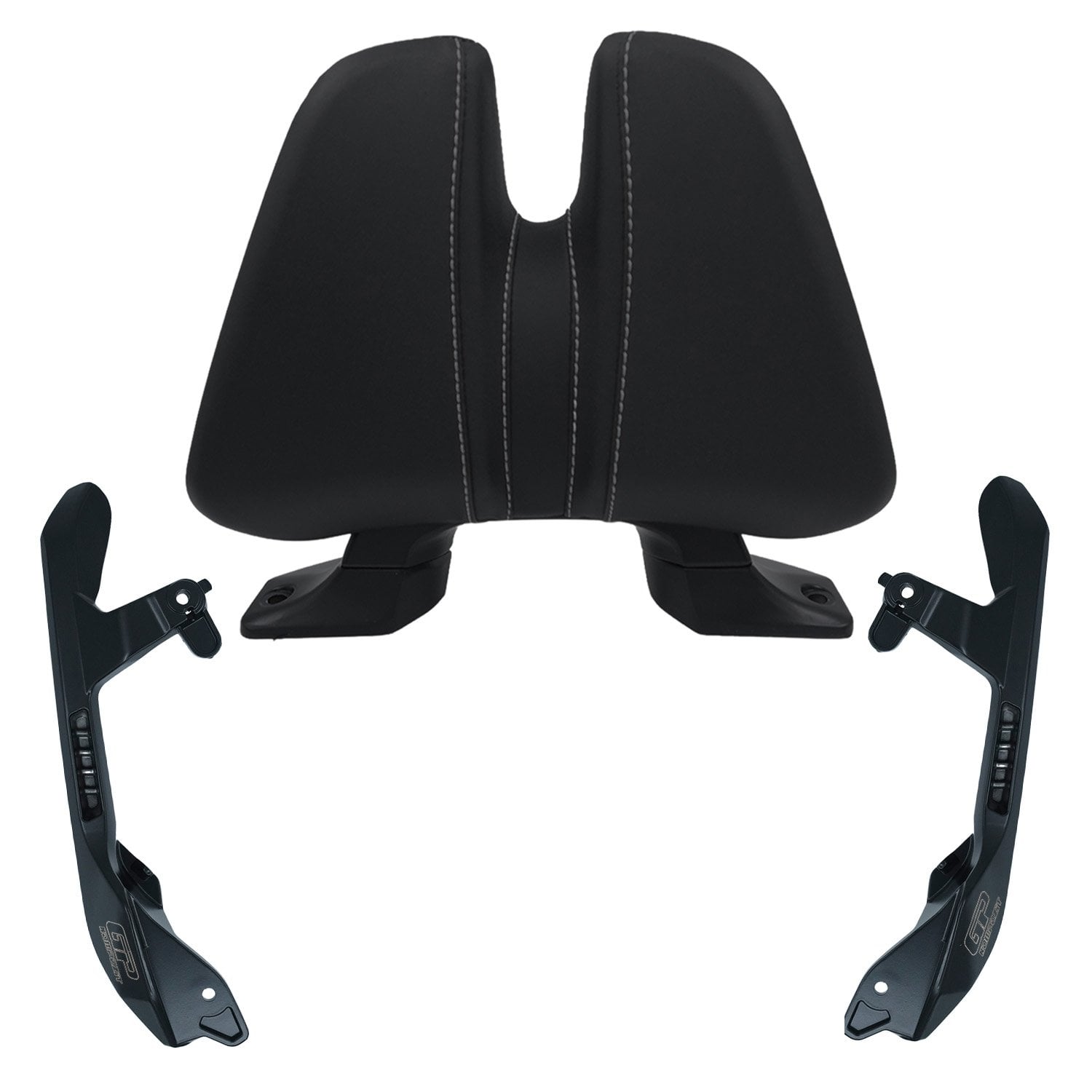 GP Kompozit Honda Forza 750 2021-2024 Uyumlu Dikişli Sissy Bar Siyah