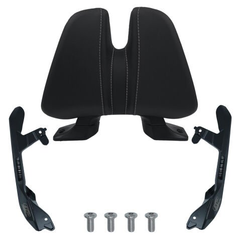 GP Kompozit Honda Forza 750 2021-2024 Uyumlu Dikişli Sissy Bar Siyah