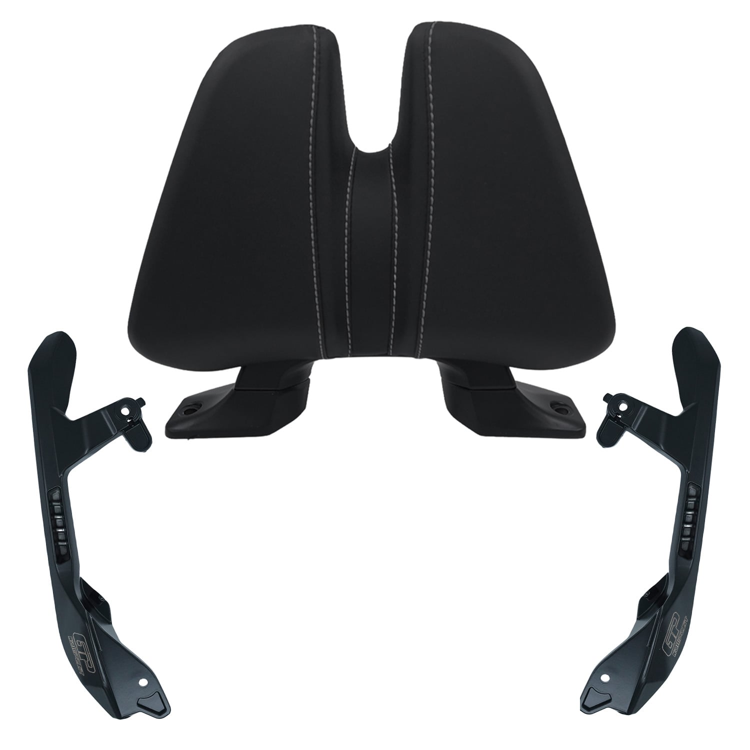 GP Kompozit Honda Forza 750 2021-2024 Uyumlu Dikişli Sissy Bar Siyah