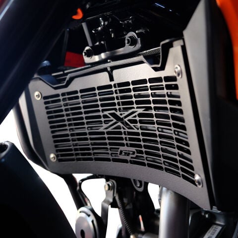GP Kompozit KTM 390 Adventure X 2025-2026 Uyumlu Radyatör Koruma Siyah