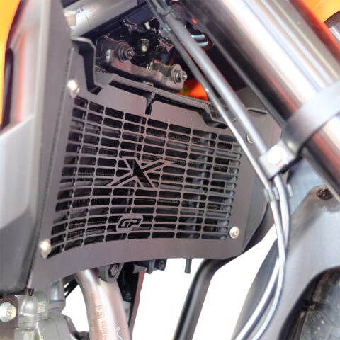 GP Kompozit KTM 390 Adventure X 2025-2026 Uyumlu Radyatör Koruma Siyah