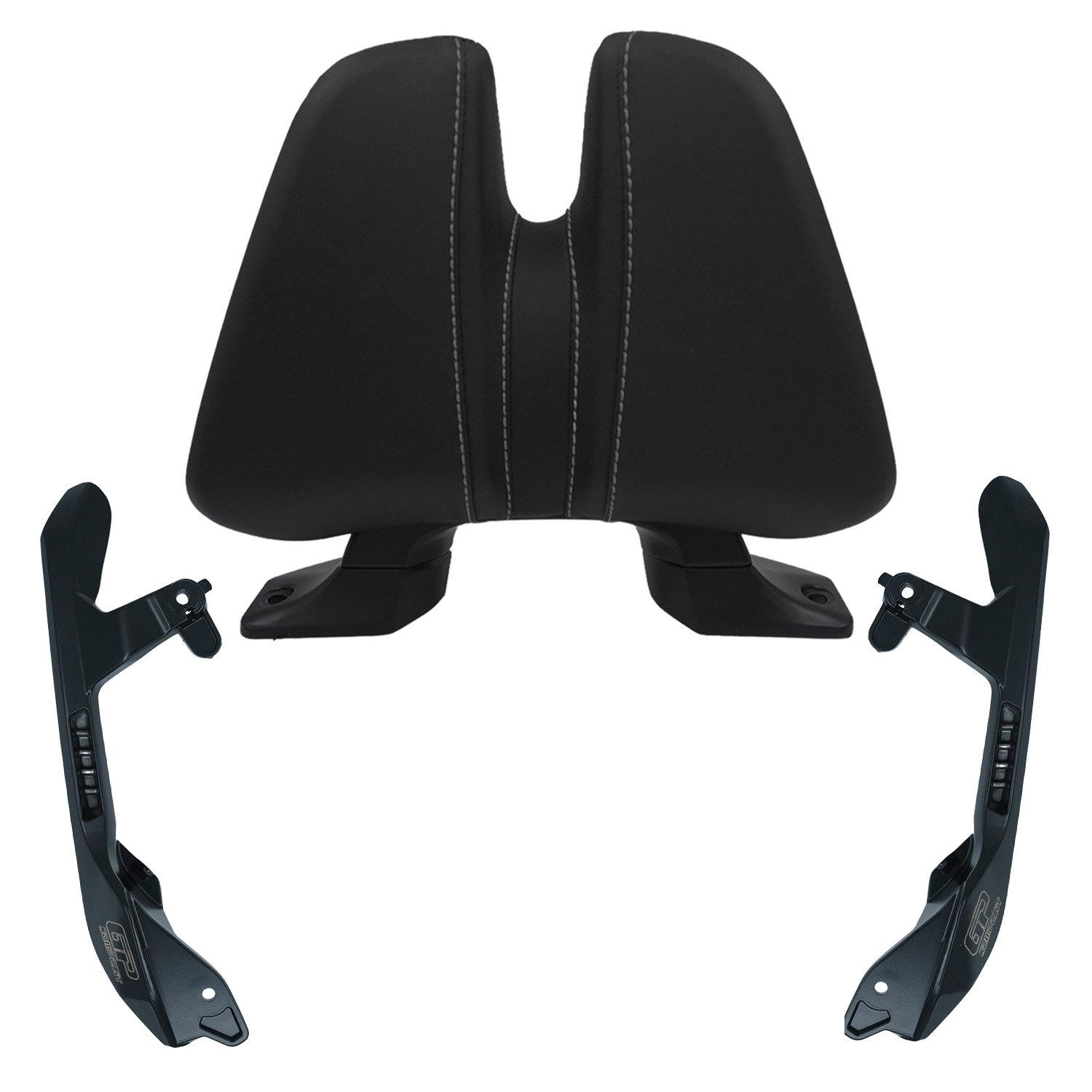 GP Kompozit Honda X-ADV 2021-2026 Uyumlu Dikişli Sissy Bar Siyah
