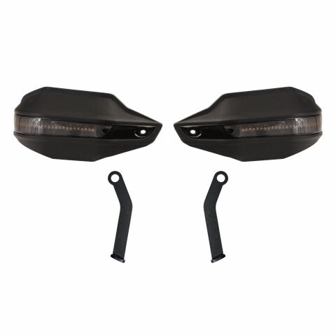 GP Kompozit Suzuki V-Strom 250 2017-2023 Uyumlu Led Sinyalli Elcik Koruma Siyah