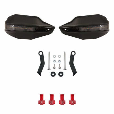GP Kompozit Honda CB250R 2018-2024 Uyumlu Led Sinyalli Elcik Koruma Siyah