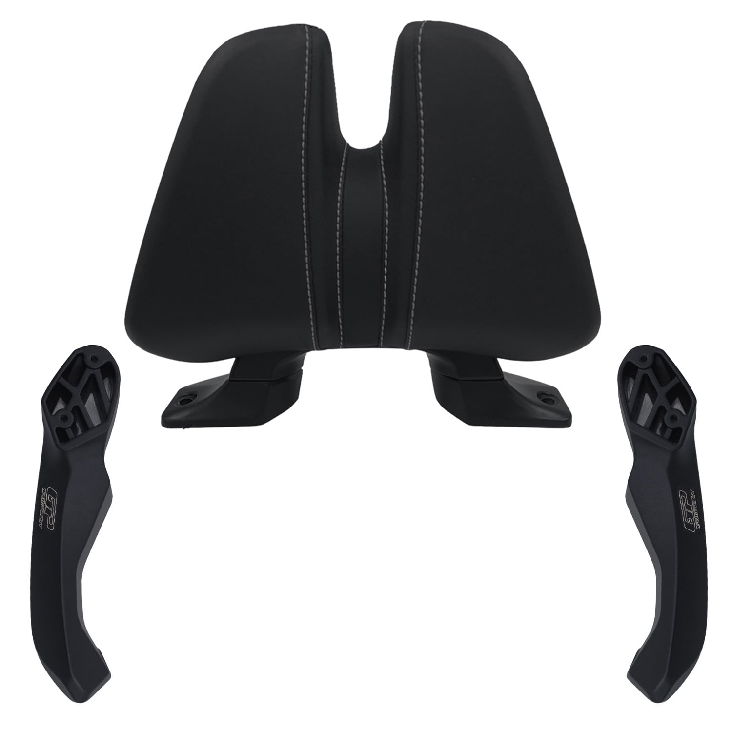 GP Kompozit Honda Forza 250 2023-2026 Uyumlu Dikişli Sissy Bar Siyah