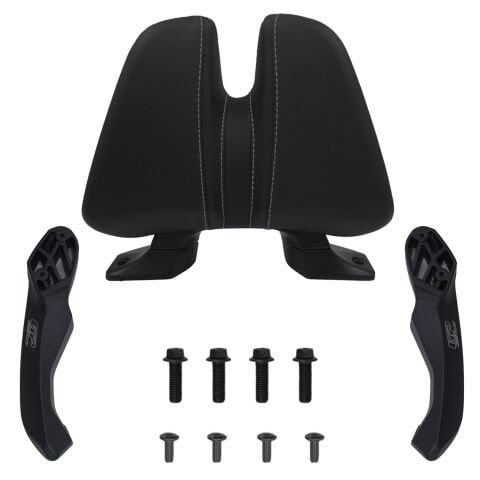 GP Kompozit Honda Forza 250 2023-2026 Uyumlu Dikişli Sissy Bar Siyah