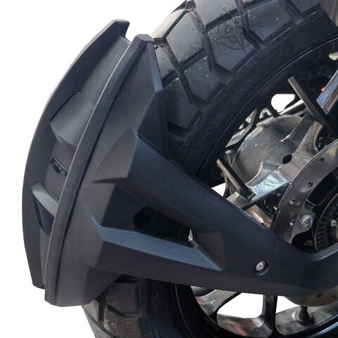 GP Kompozit KTM 390 Adventure X 2025-2026 Uyumlu Çamur Sıyırıcı Siyah
